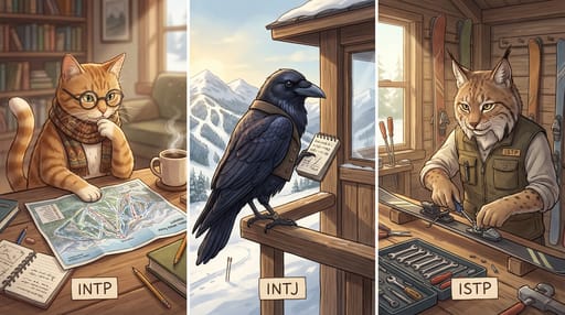 Nano Banana 提示词：MBTI 16 人格动物拟人插画生成器｜Curify AI